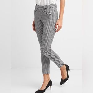 GAP Gingham Skinny Ankle Pant